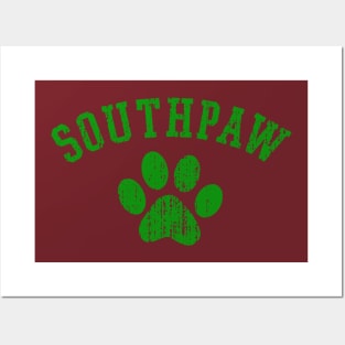 Southpaw green Posters and Art